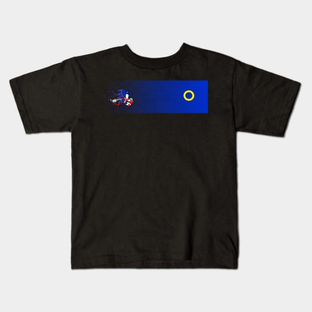 SONIC EVOLUTION RING SEEKER Kids T-Shirt by SIMPLICITEE